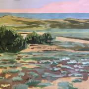 La Grand'plage vue de la dune, 2023