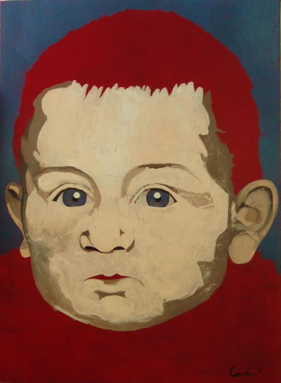 Claude bébé, 100 x 73 collection privée